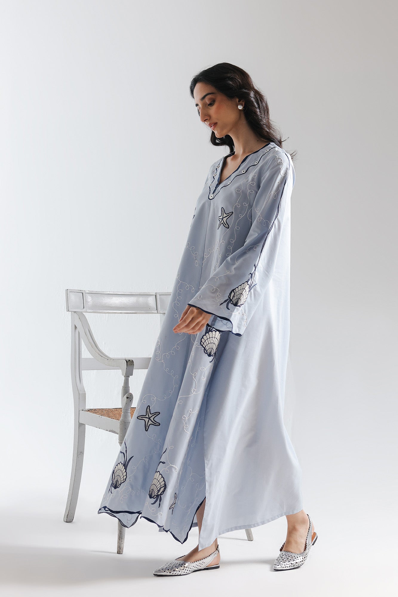 EMBROIDERED KAFTAN (E7501/102/720)