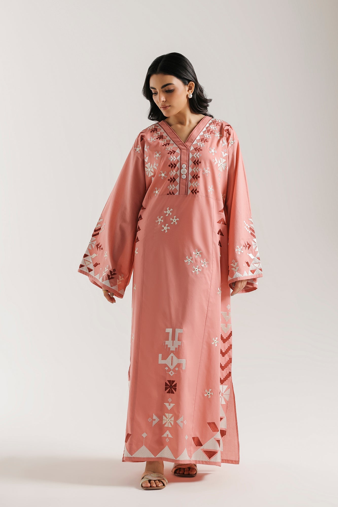 EMBROIDERED DRESS (E7567/102/422)