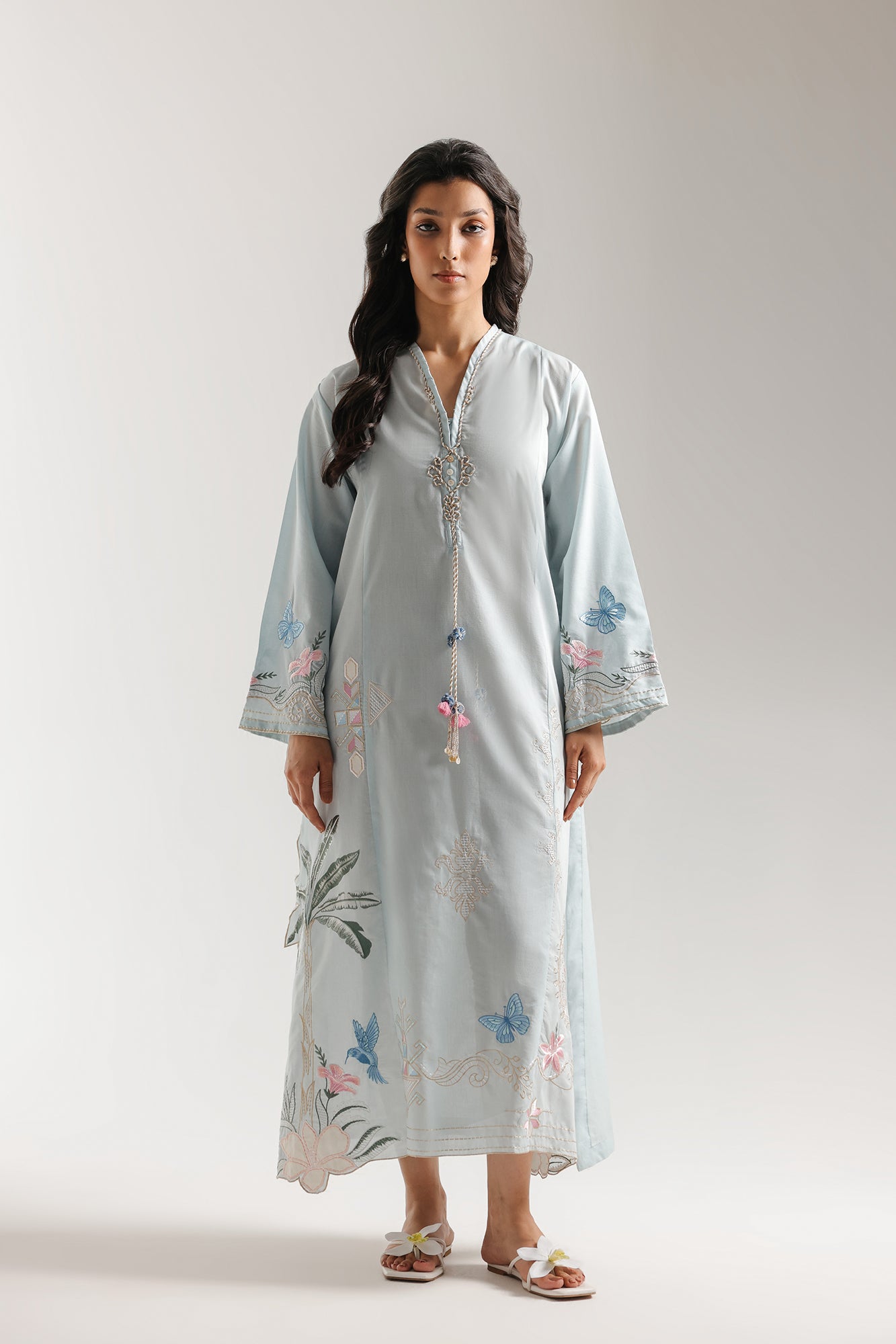 EMBROIDERED DRESS (E7725/102/635)