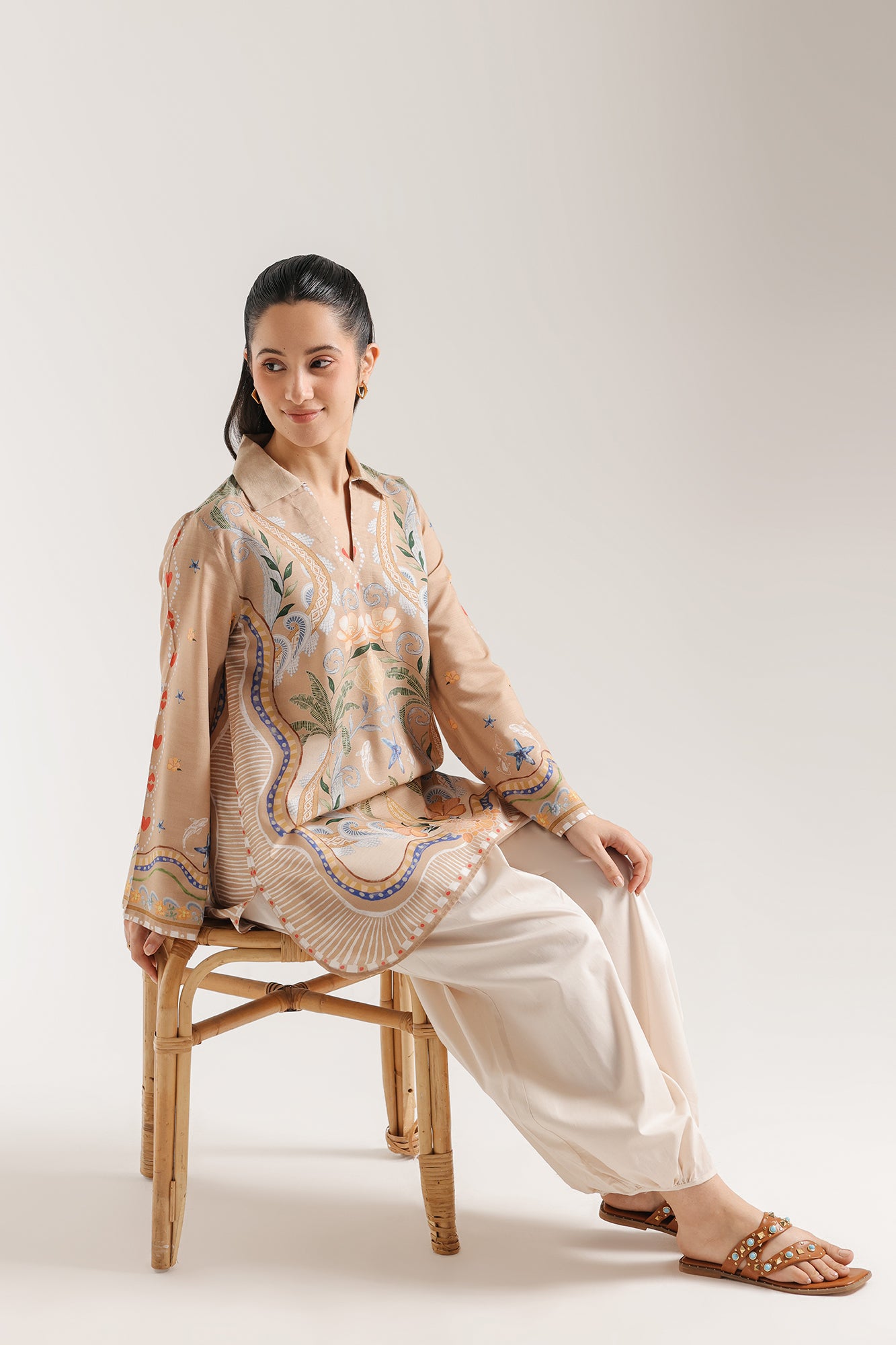PRINTED KURTI (E7924/102/113)