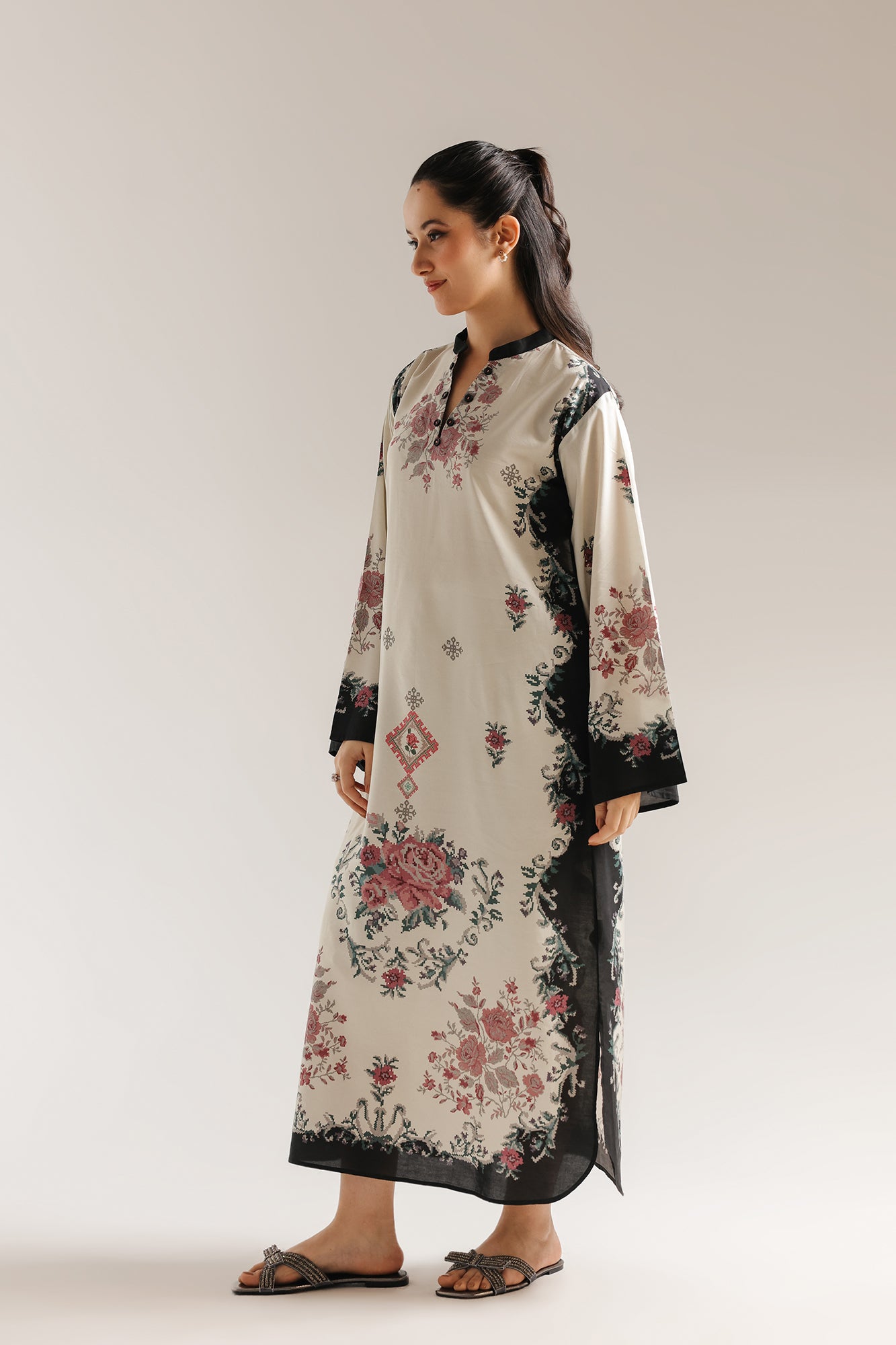 PRINTED KAFTAN (E8075/102/005)