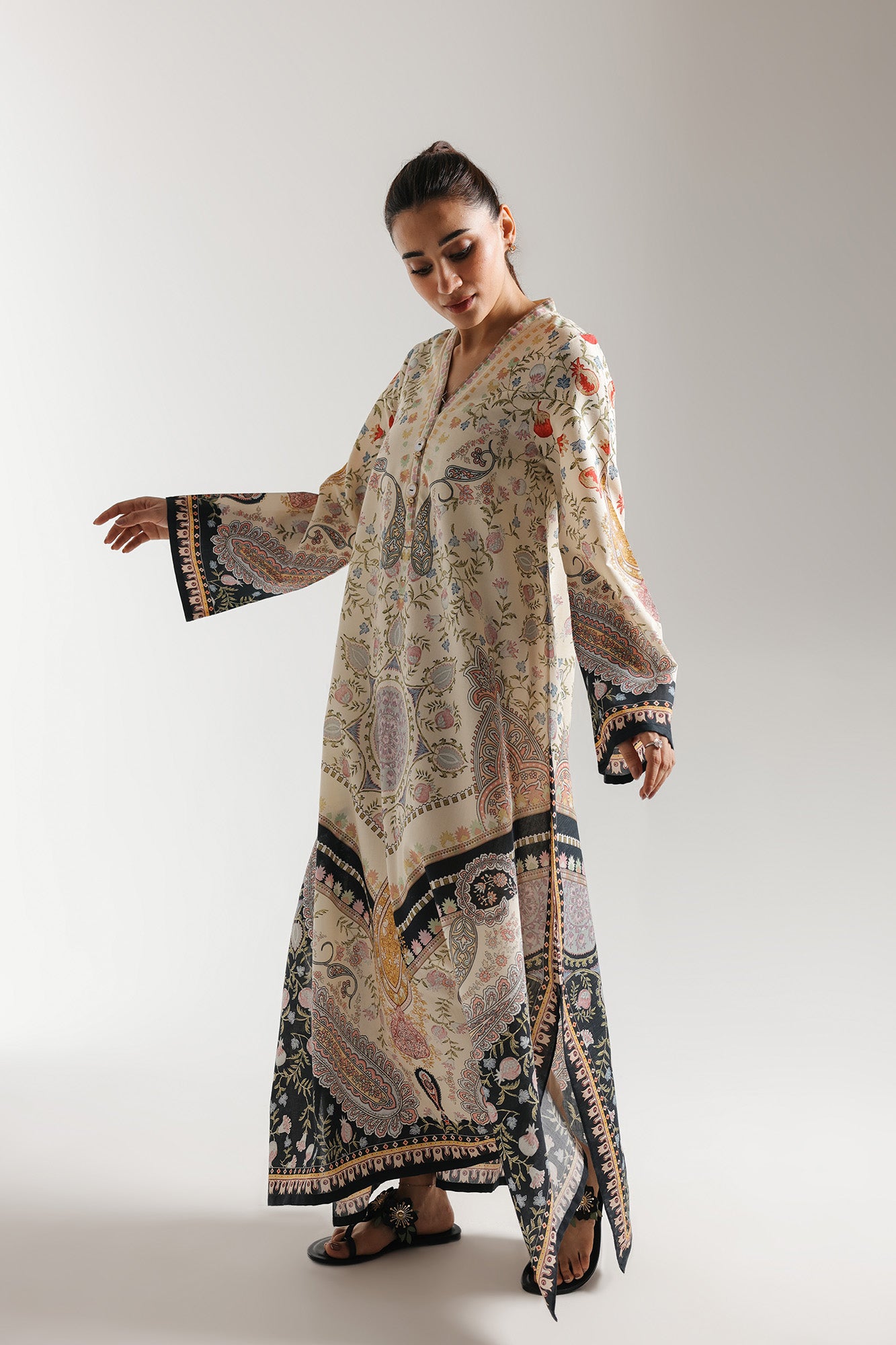 PRINTED KAFTAN (E8114/102/226)
