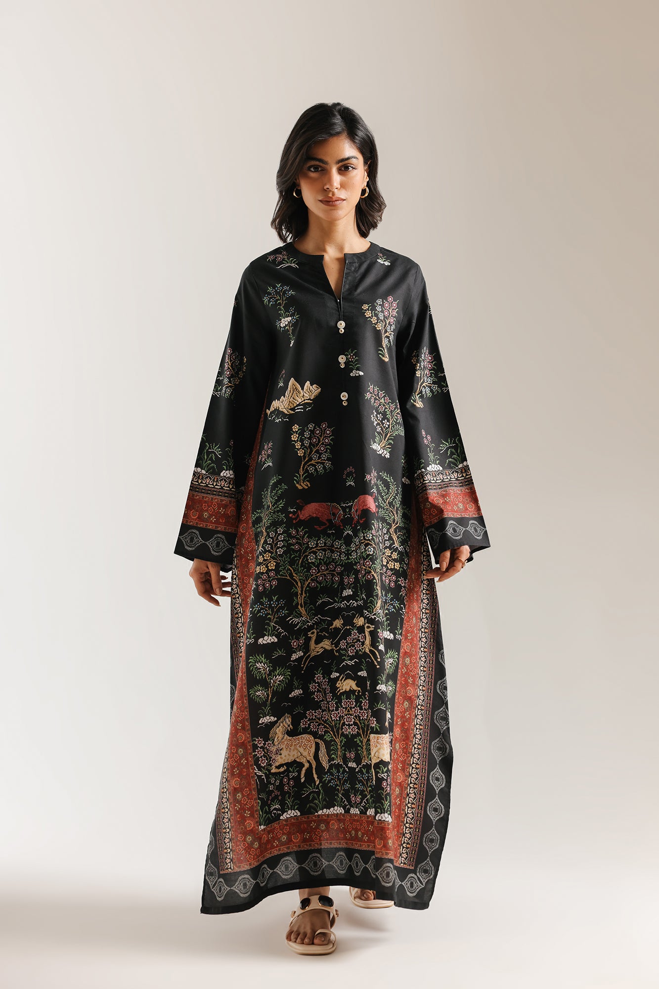 PRINTED KAFTAN (E8195/102/902)