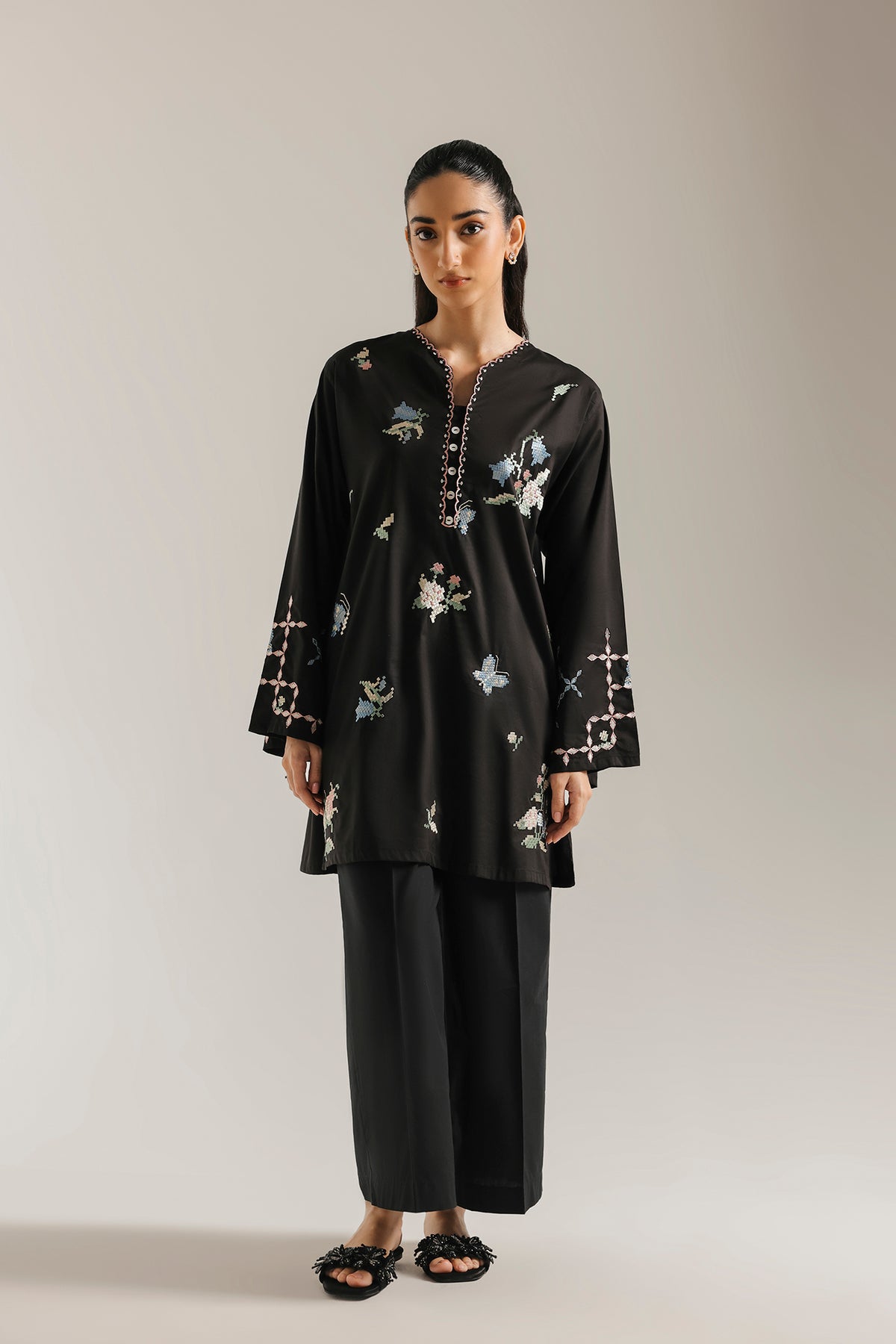 EMBROIDERED KURTI (E9608-102-902)
