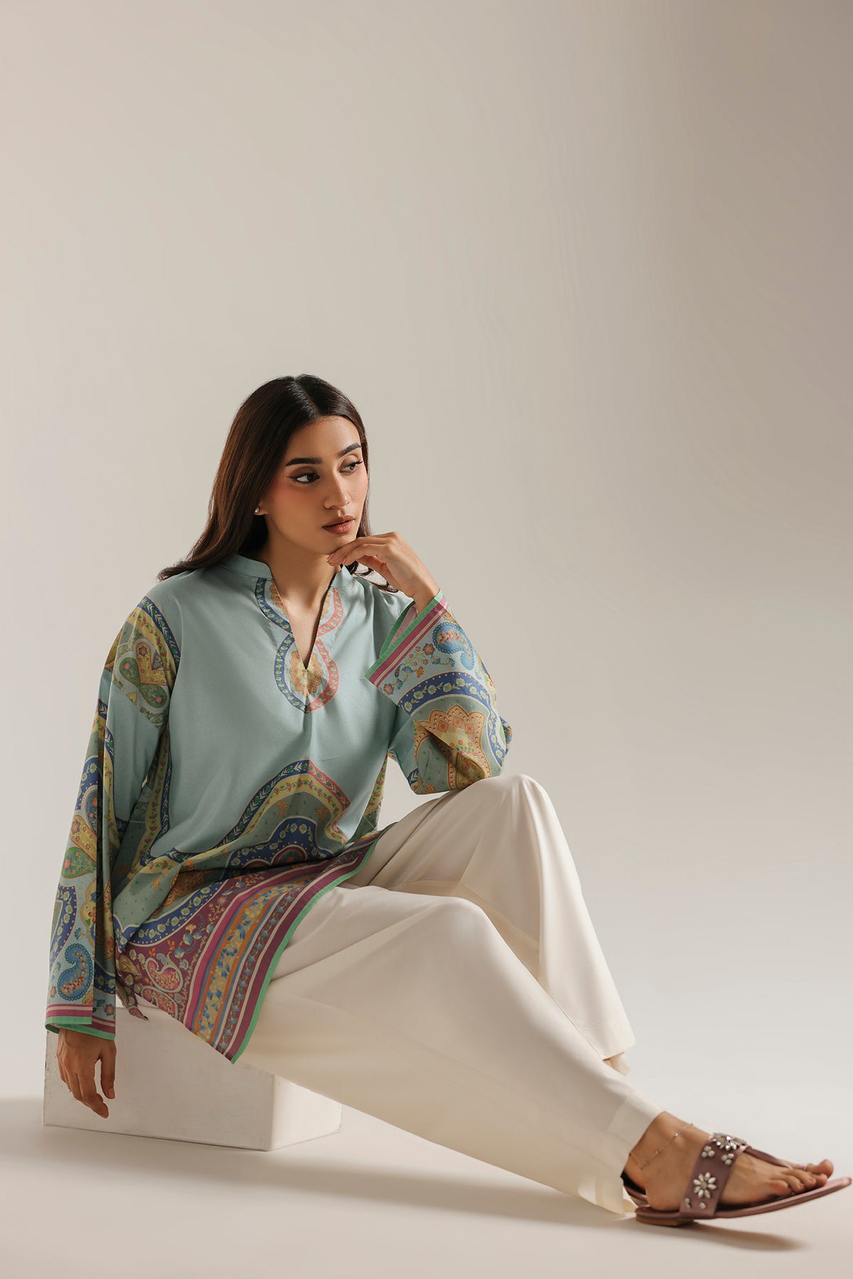 PRINTED KURTI (E9619-102-616)