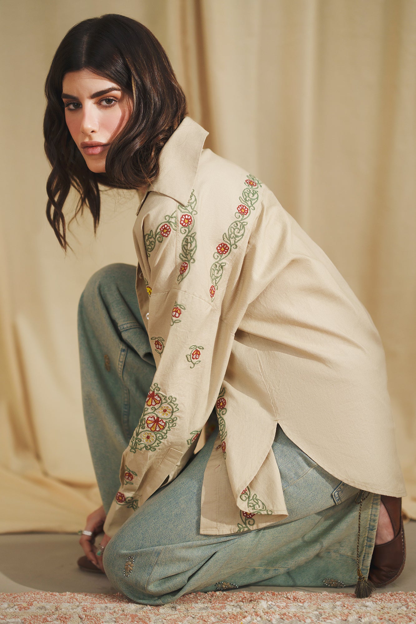 EMBROIDERED SHIRT (E0295/120/007)